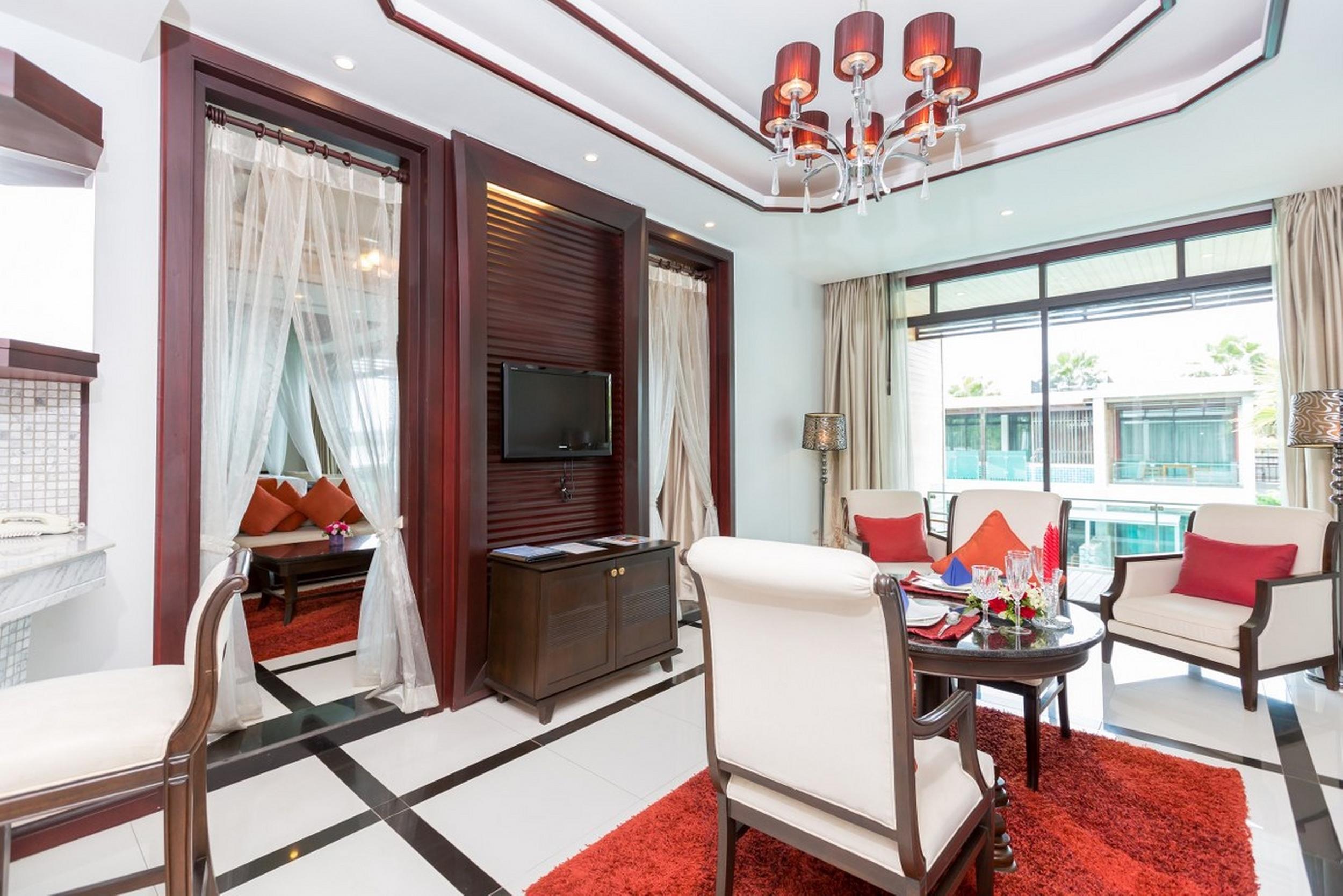 Wyndham Sea Pearl Resort, Phuket Patong Exteriér fotografie A living room at the hotel